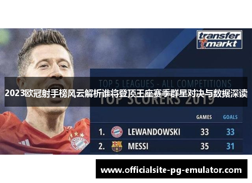 2023欧冠射手榜风云解析谁将登顶王座赛季群星对决与数据深读